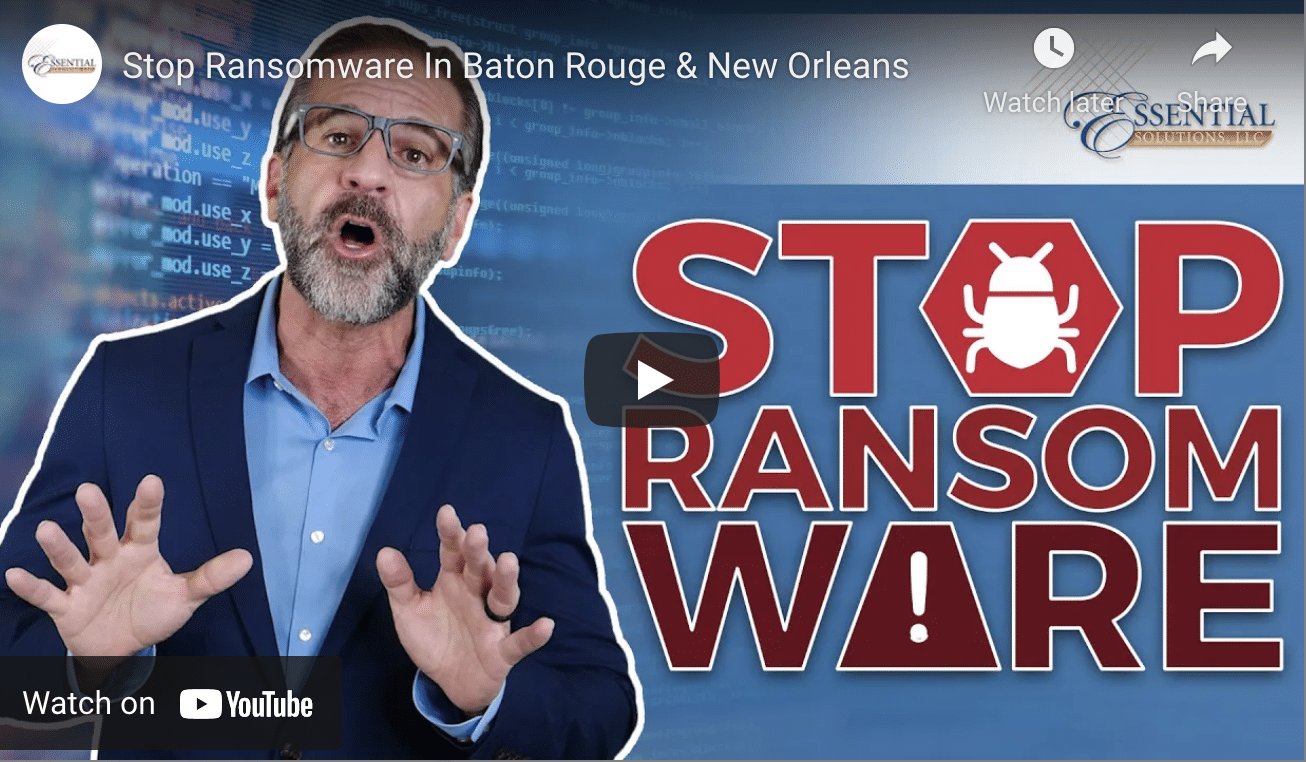 Stop Ransomware Now In Baton Rouge